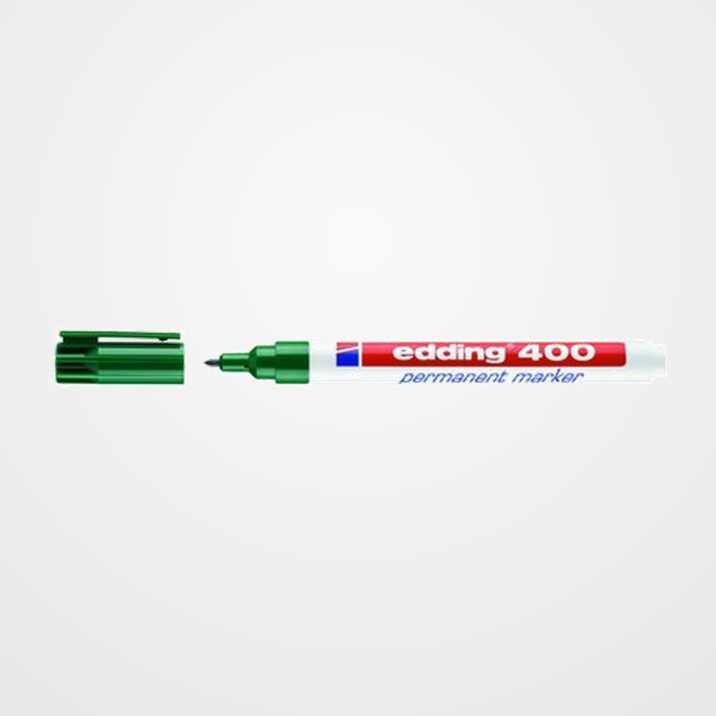 MARCADOR PERMANENTE EDDING  400 CONICO VERDE