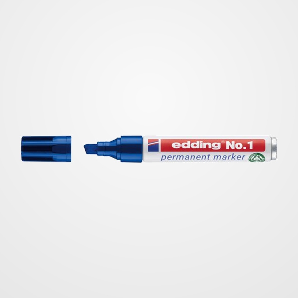 MARCADOR PERMANENTE EDDING No.1 BISELADO AZUL