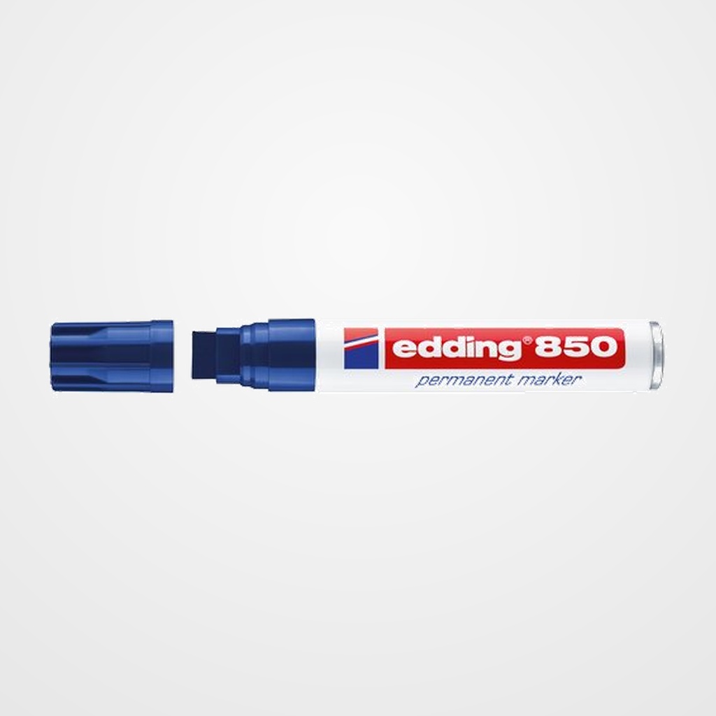 MARCADOR PERMANENTE EDDING  850 BISELADO AZUL