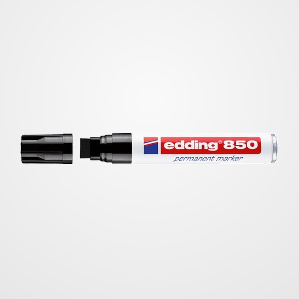 MARCADOR PERMANENTE EDDING  850 BISELADO NEGRO