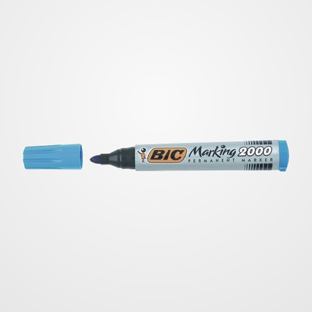 MARCADOR PERMANENTE BIC MARKING 2000 CONICO AZUL