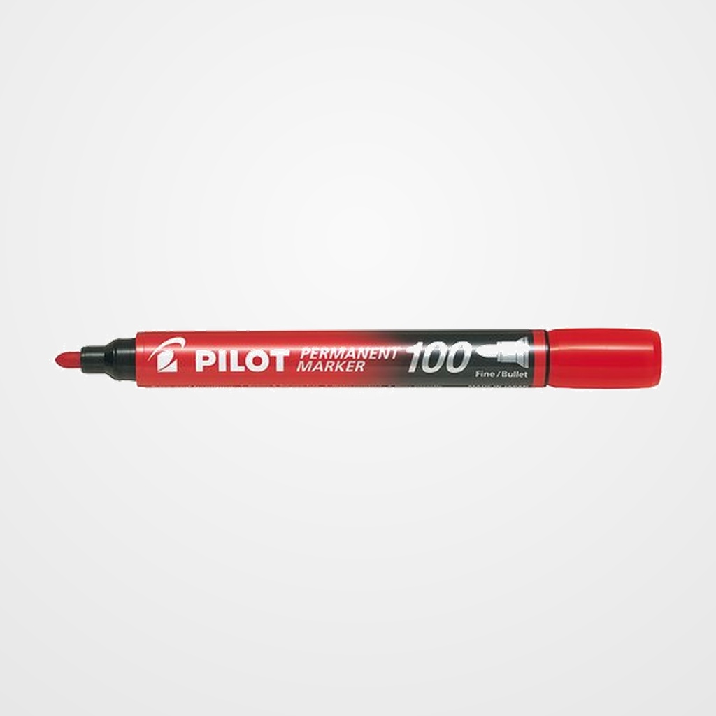 MARCADOR PERMANENTE PILOT MARKER SCA-100 CONICO 1,0 mm ROJO