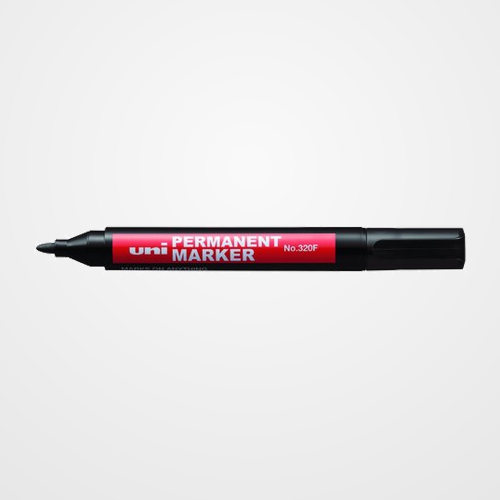 MARCADOR PERMANENTE UNI-BALL MARKER NO.320F CONICO 3,0 mm NEGRO