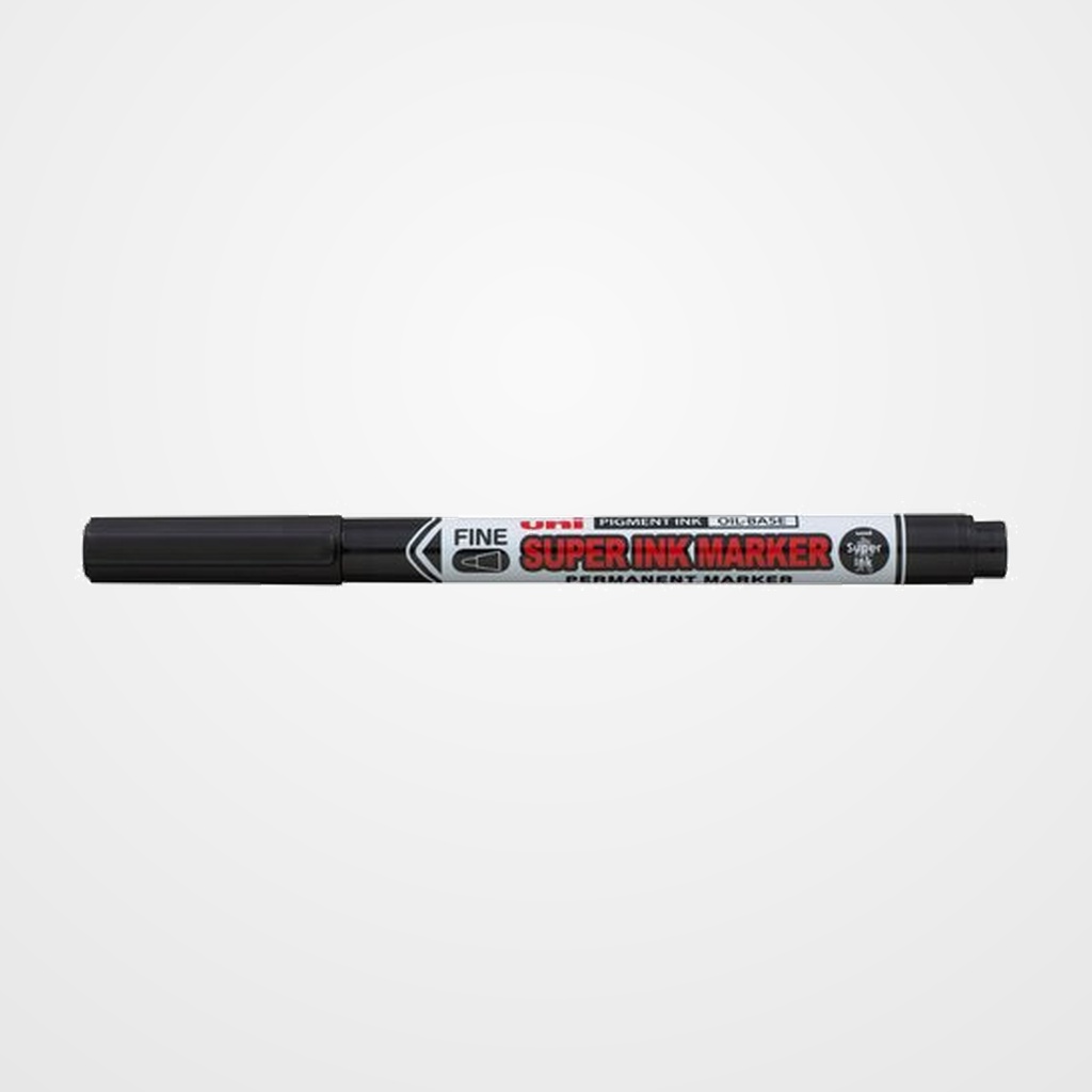 MARCADOR TEXTIL UNI-BALL SUPER INK (ESPECIAL ROPA) NEGRO