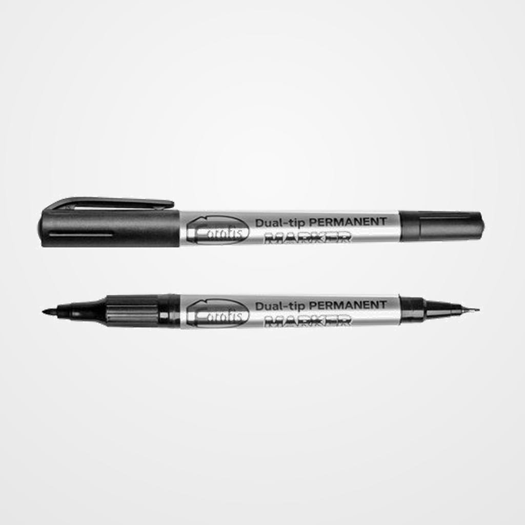MARCADOR PERMANENTE FOROFIS 280 DOBLE PUNTA CONICA NEGRO