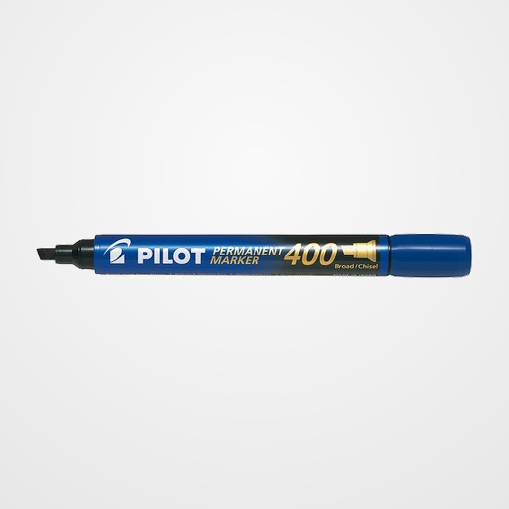 MARCADOR PERMANENTE PILOT MARKER SCA-400 BISELADO 4,0 mm AZUL
