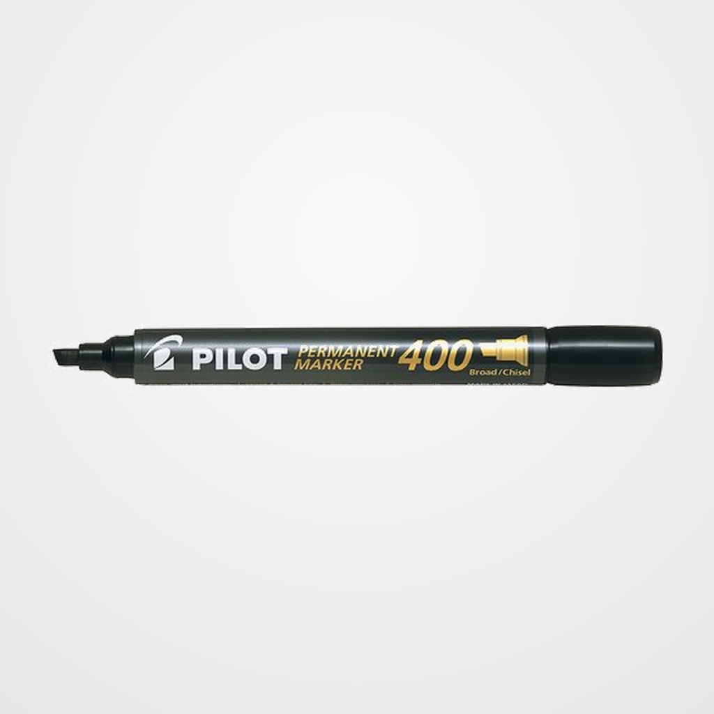 MARCADOR PERMANENTE PILOT MARKER SCA-400 BISELADO 4,0 mm NEGRO