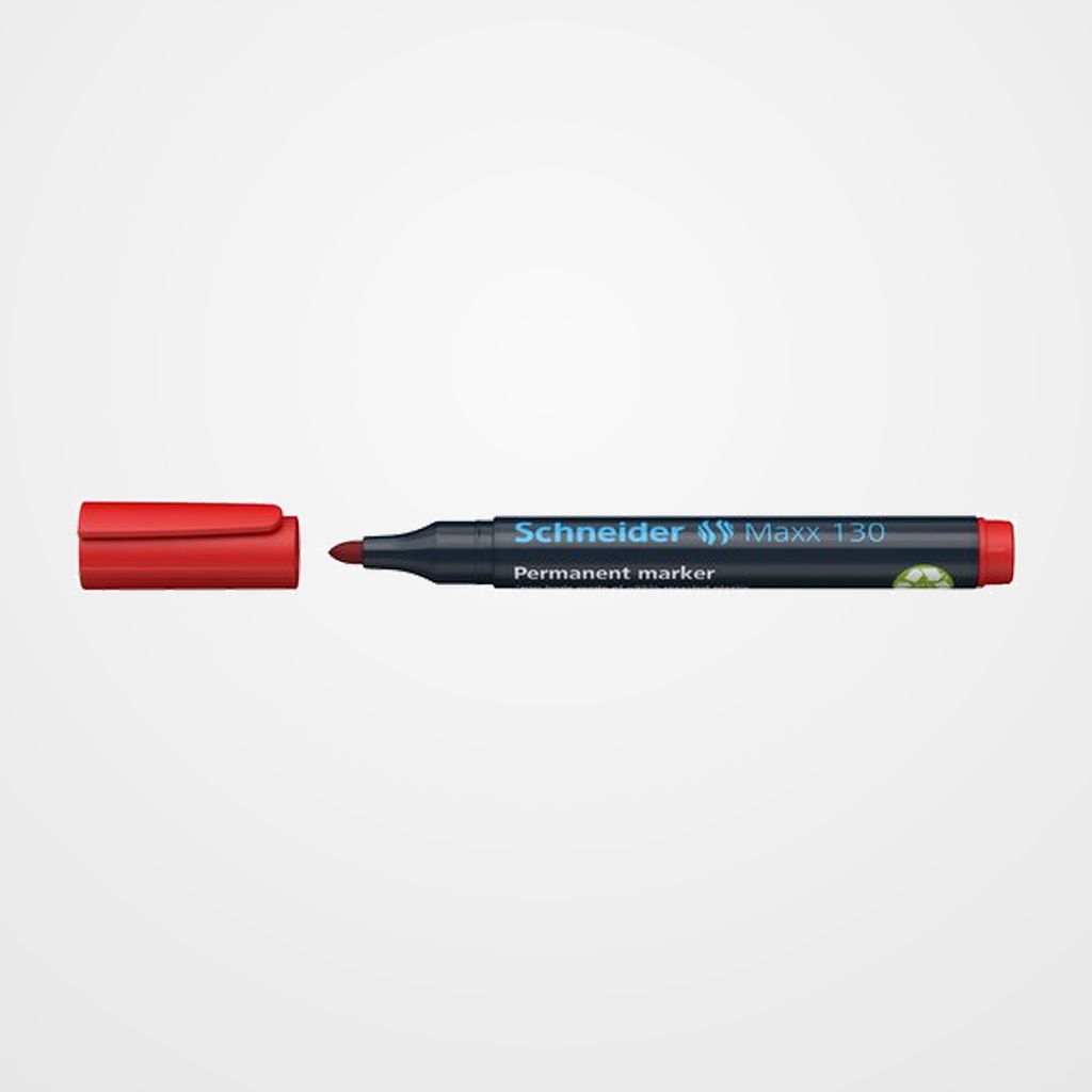 MARCADOR PERMANENTE SCHNEIDER MAXX 130 CONICO ROJO