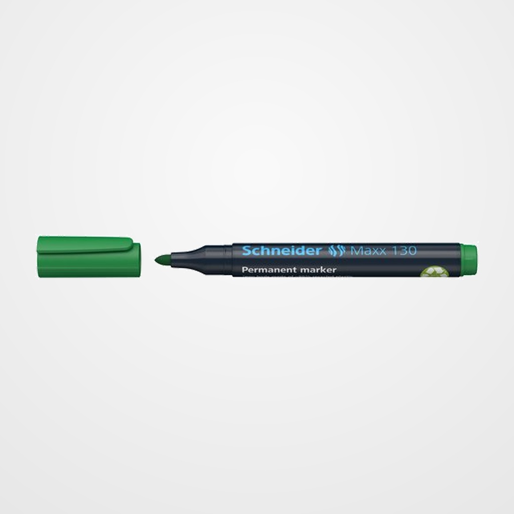 MARCADOR PERMANENTE SCHNEIDER MAXX 130 CONICO VERDE