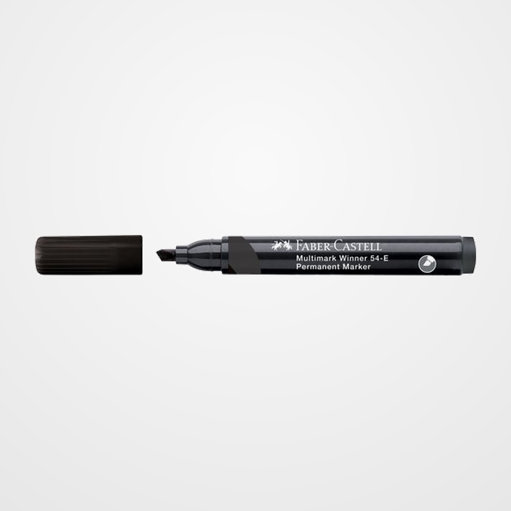 ROTULADOR PERMANENTE FABER-CASTELL MULTIMARK WINNER 54-E NEGRO