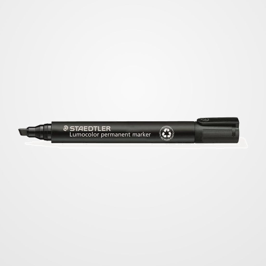 MARCADOR PERMANENTE STAEDTLER 350 LUMOCOLOR BISELADO NEGRO