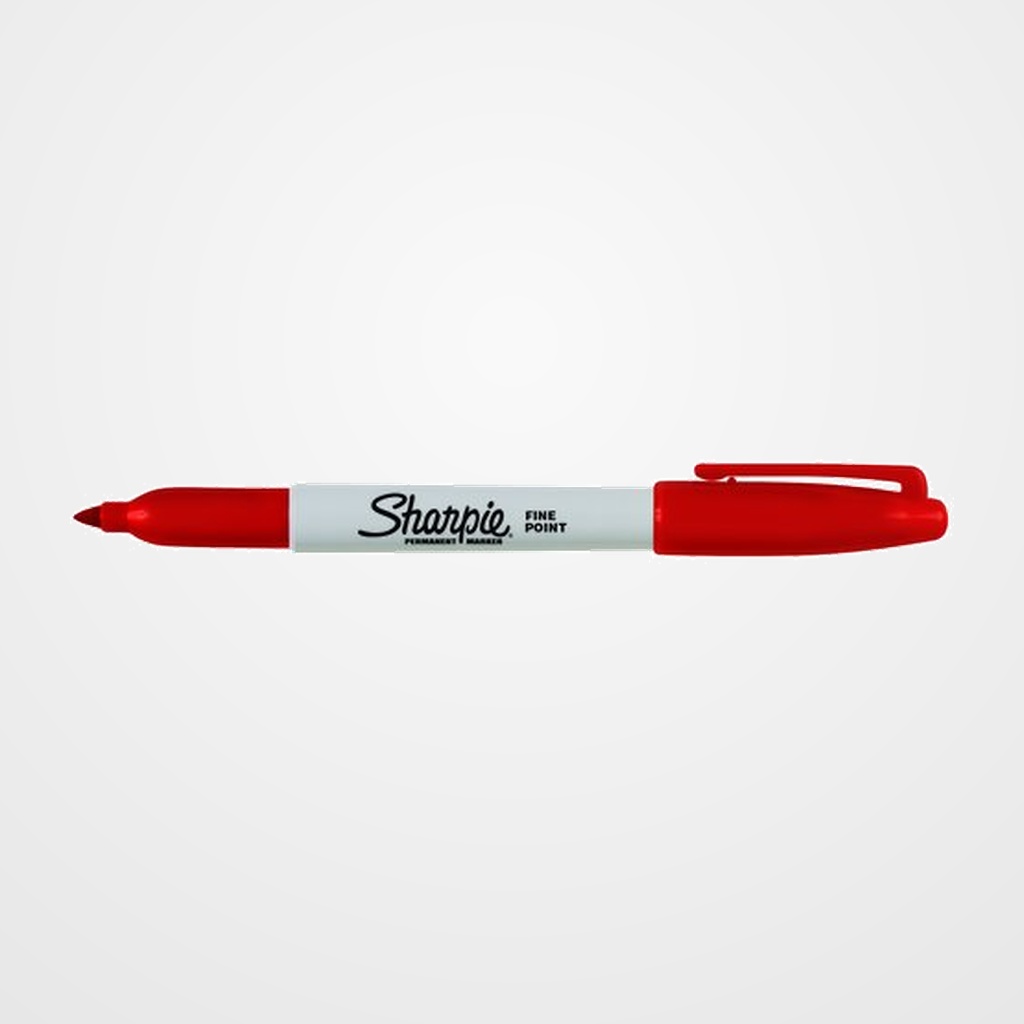 ROTULADOR PERMANENTE SHARPIE FINE  ROJO