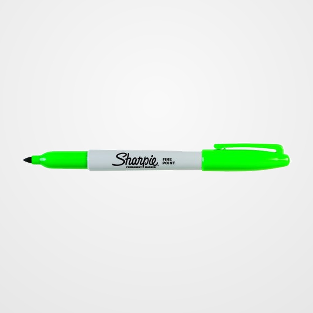 ROTULADOR PERMANENTE SHARPIE FINE  VERDE