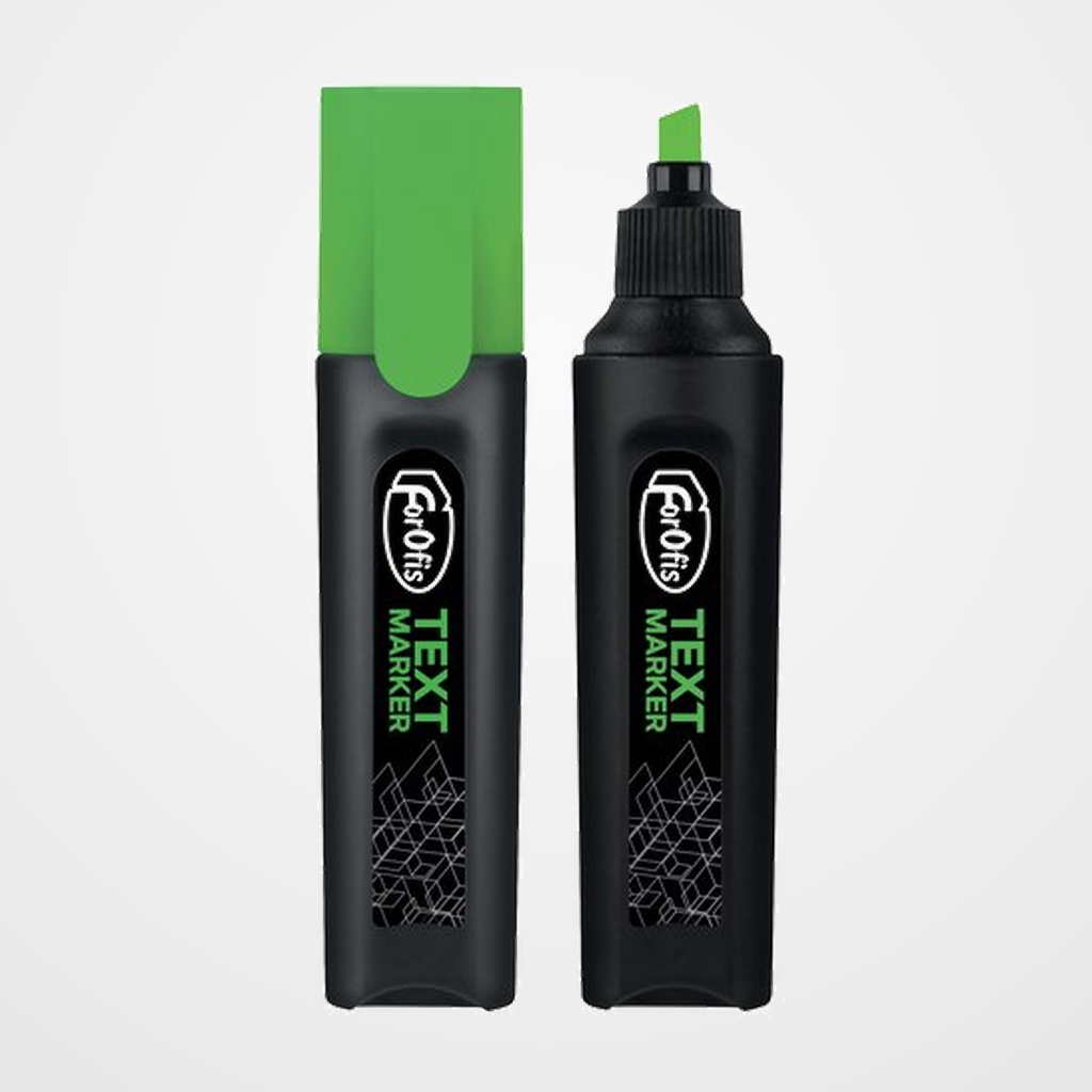 MARCADOR FLUOR FOROFIS 250 VERDE