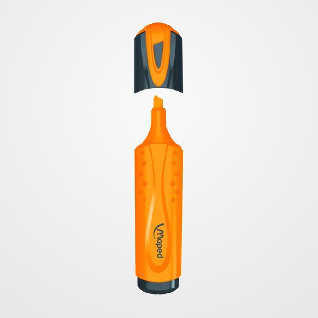 MARCADOR FLUOR MAPED FLUO PEPS CLASSIC  NARANJA