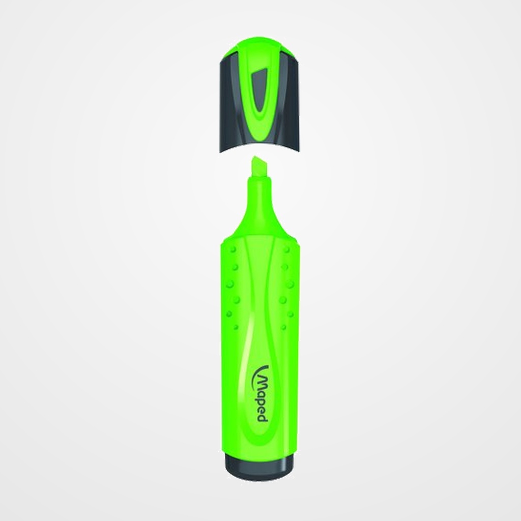 MARCADOR FLUOR MAPED FLUO PEPS CLASSIC  VERDE