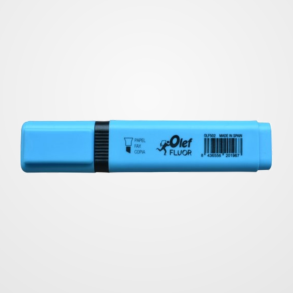 MARCADOR FLUOR OLEF AZUL