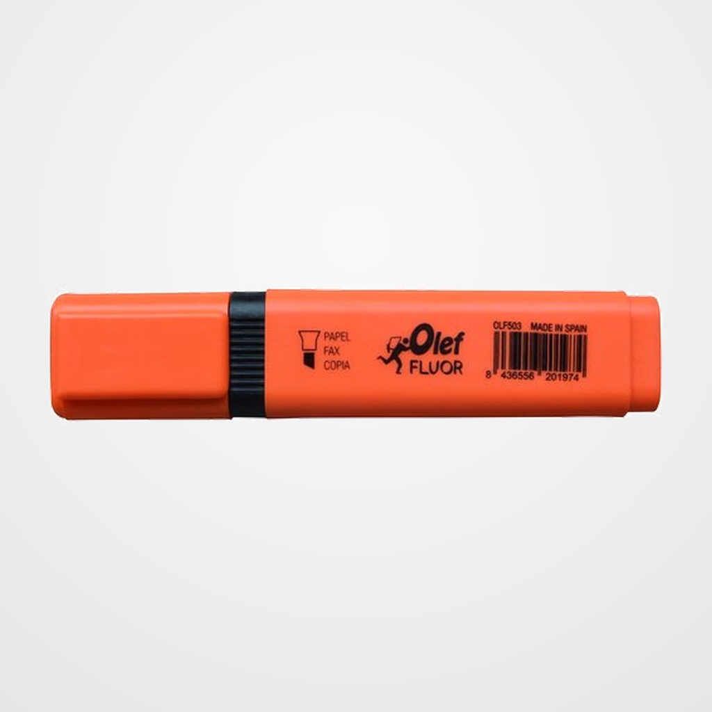 MARCADOR FLUOR OLEF NARANJA