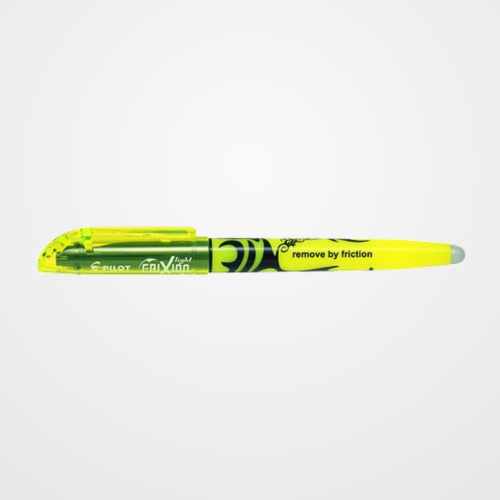 MARCADOR FLUOR PILOT FRIXION LIGHT AMARILLO (borrable)