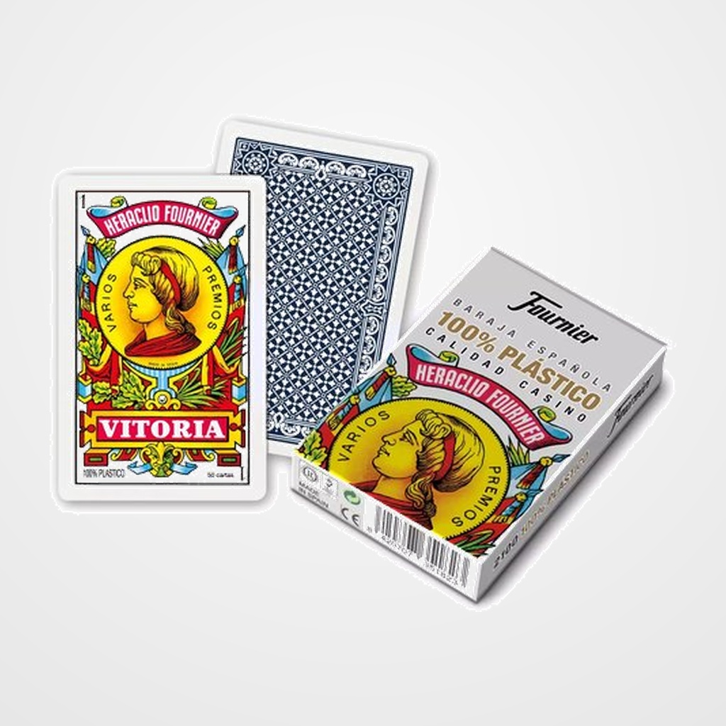 BARAJA ESPAÑOLA PLASTICO 50 CARTAS 2100