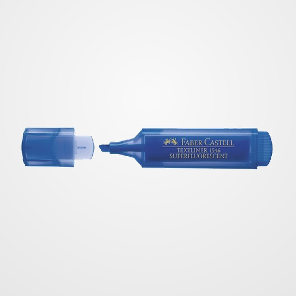 MARCADOR FLUOR FABER-CASTELL TEXTLINER 1546 AZUL