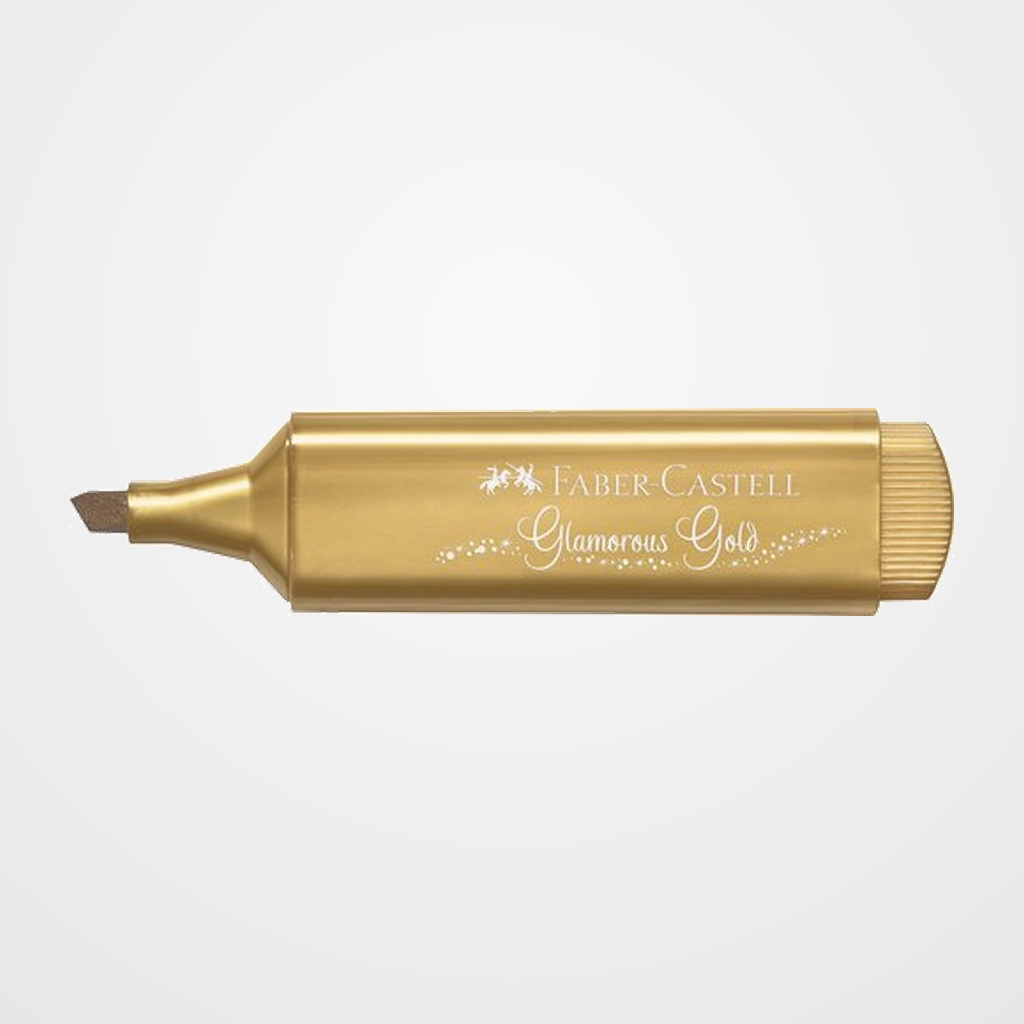 MARCADOR FLUOR FABER-CASTELL TEXTLINER 1546 METALICO ORO