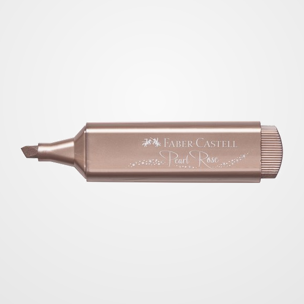 MARCADOR FLUOR FABER-CASTELL TEXTLINER 1546 METALICO ORO ROSA
