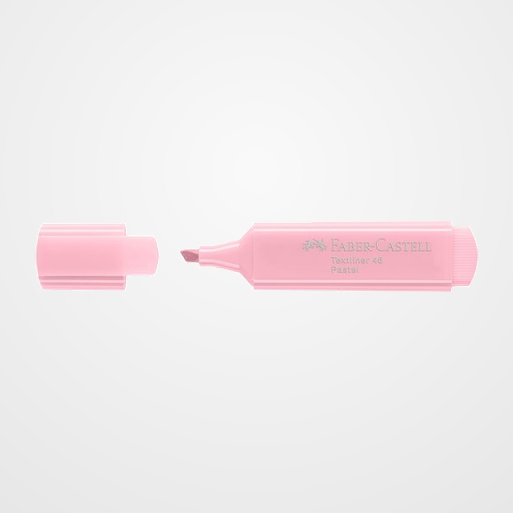 MARCADOR FLUOR FABER-CASTELL TEXTLINER 1546 PASTEL ROSA SUAVE