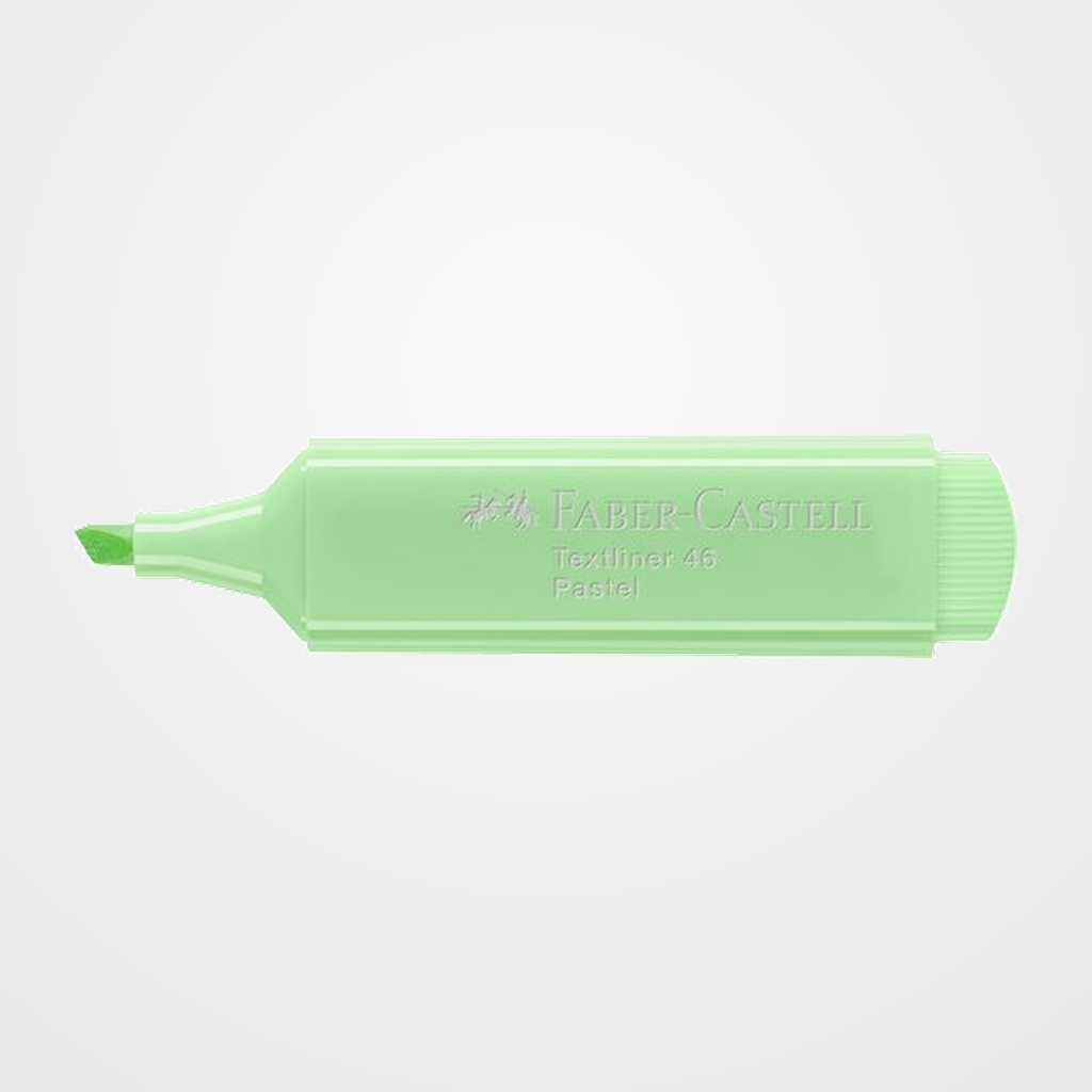 MARCADOR FLUOR FABER-CASTELL TEXTLINER 1546 PASTEL VERDE CLARO
