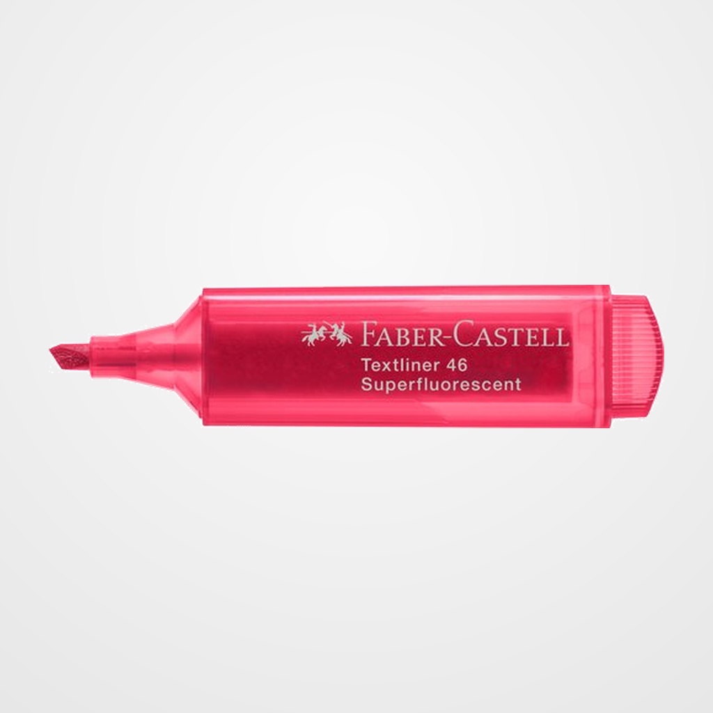 MARCADOR FLUOR FABER-CASTELL TEXTLINER 1546 ROJO