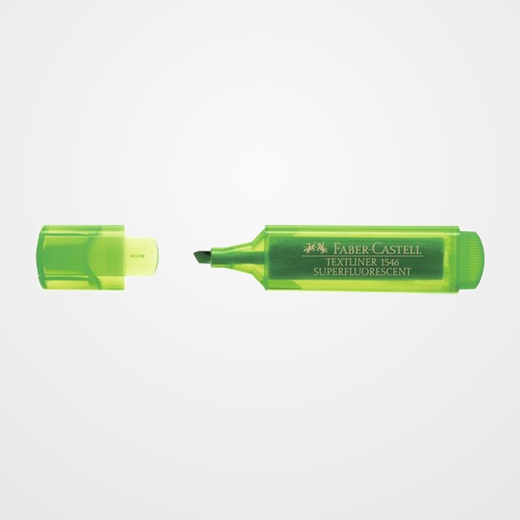 MARCADOR FLUOR FABER-CASTELL TEXTLINER 1546 VERDE