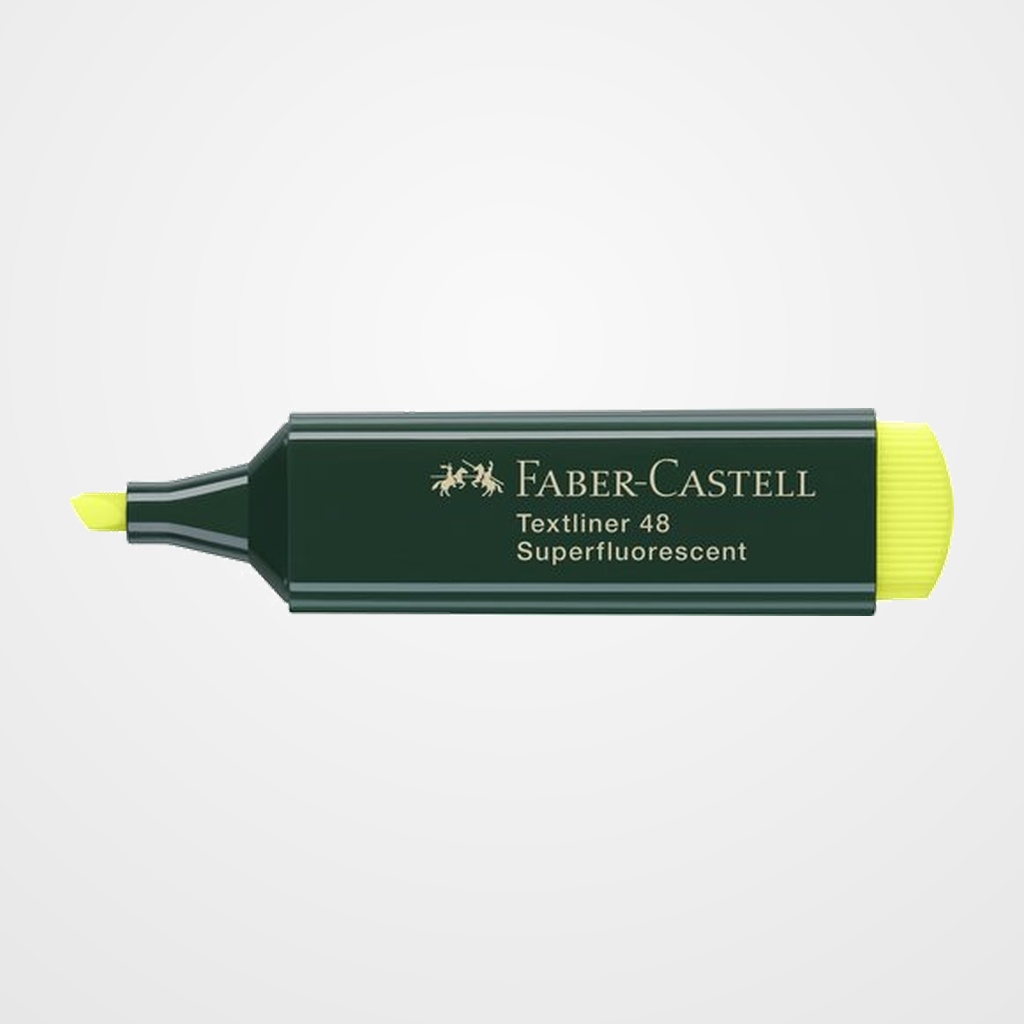 MARCADOR FLUOR FABER-CASTELL TEXTLINER 48  AMARILLO