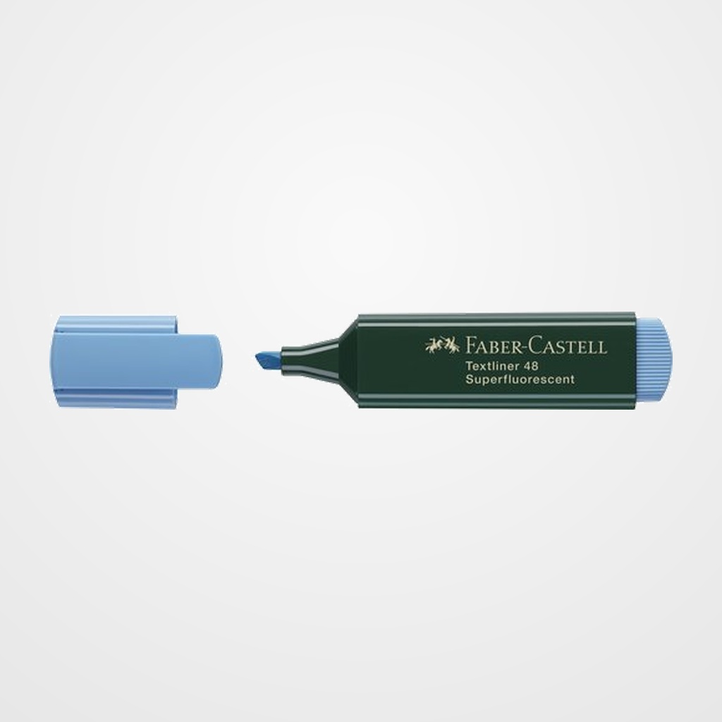 MARCADOR FLUOR FABER-CASTELL TEXTLINER 48  AZUL