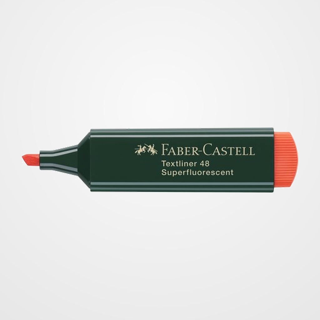 MARCADOR FLUOR FABER-CASTELL TEXTLINER 48  NARANJA