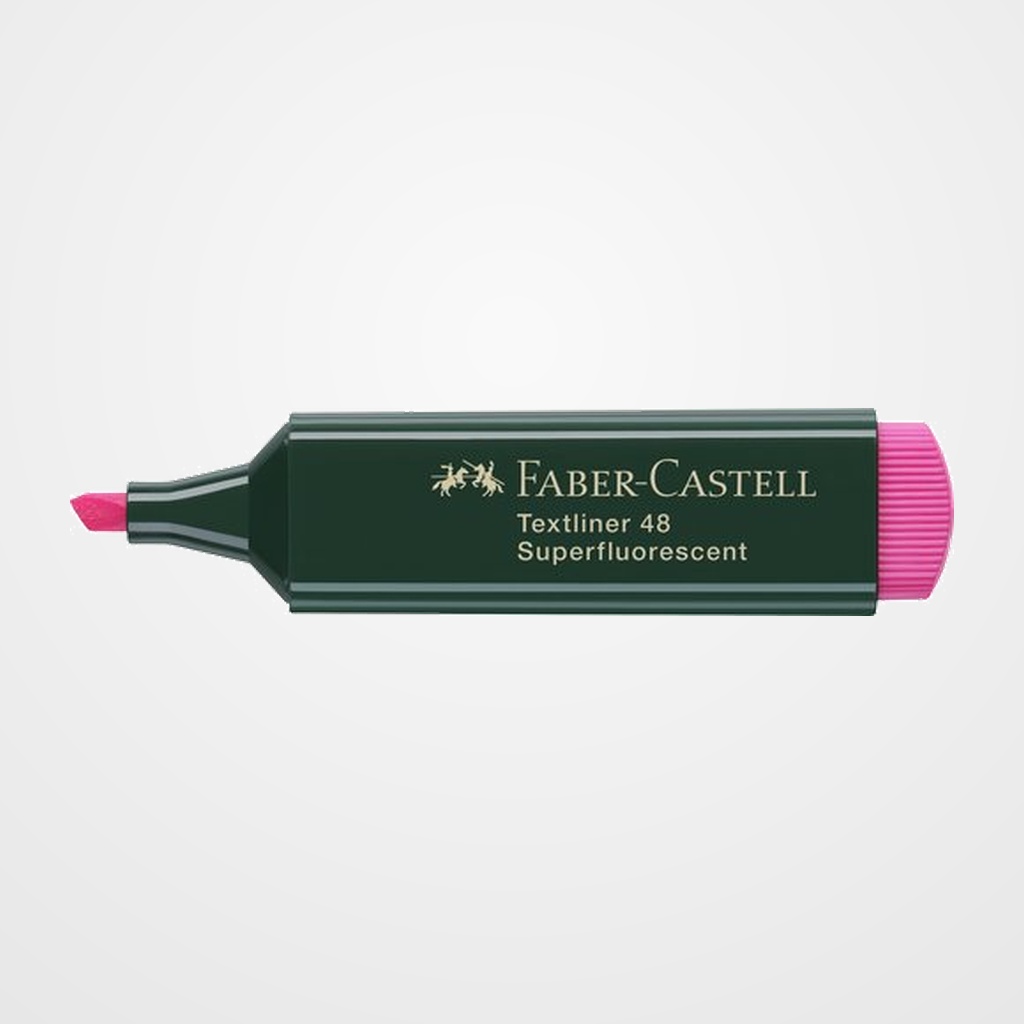 MARCADOR FLUOR FABER-CASTELL TEXTLINER 48  ROSA