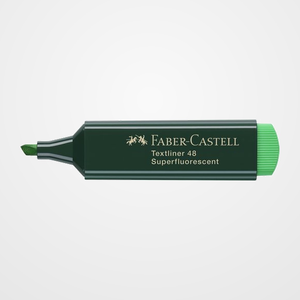 MARCADOR FLUOR FABER-CASTELL TEXTLINER 48  VERDE