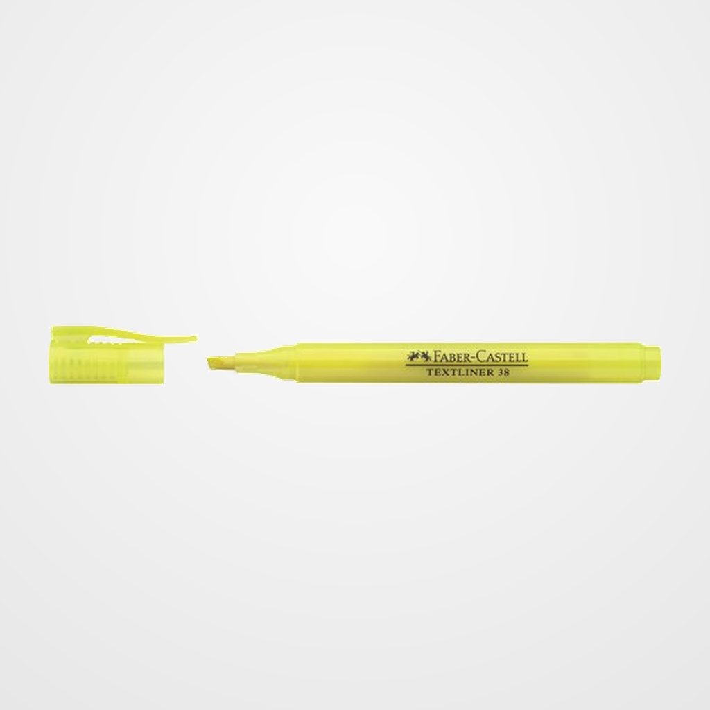 MARCADOR FLUOR FABER-CASTELL TEXTLINER 38 AMARILLO