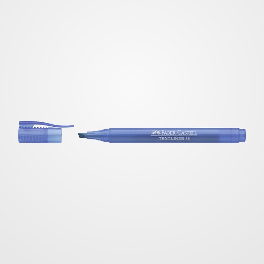 MARCADOR FLUOR FABER-CASTELL TEXTLINER 38 AZUL
