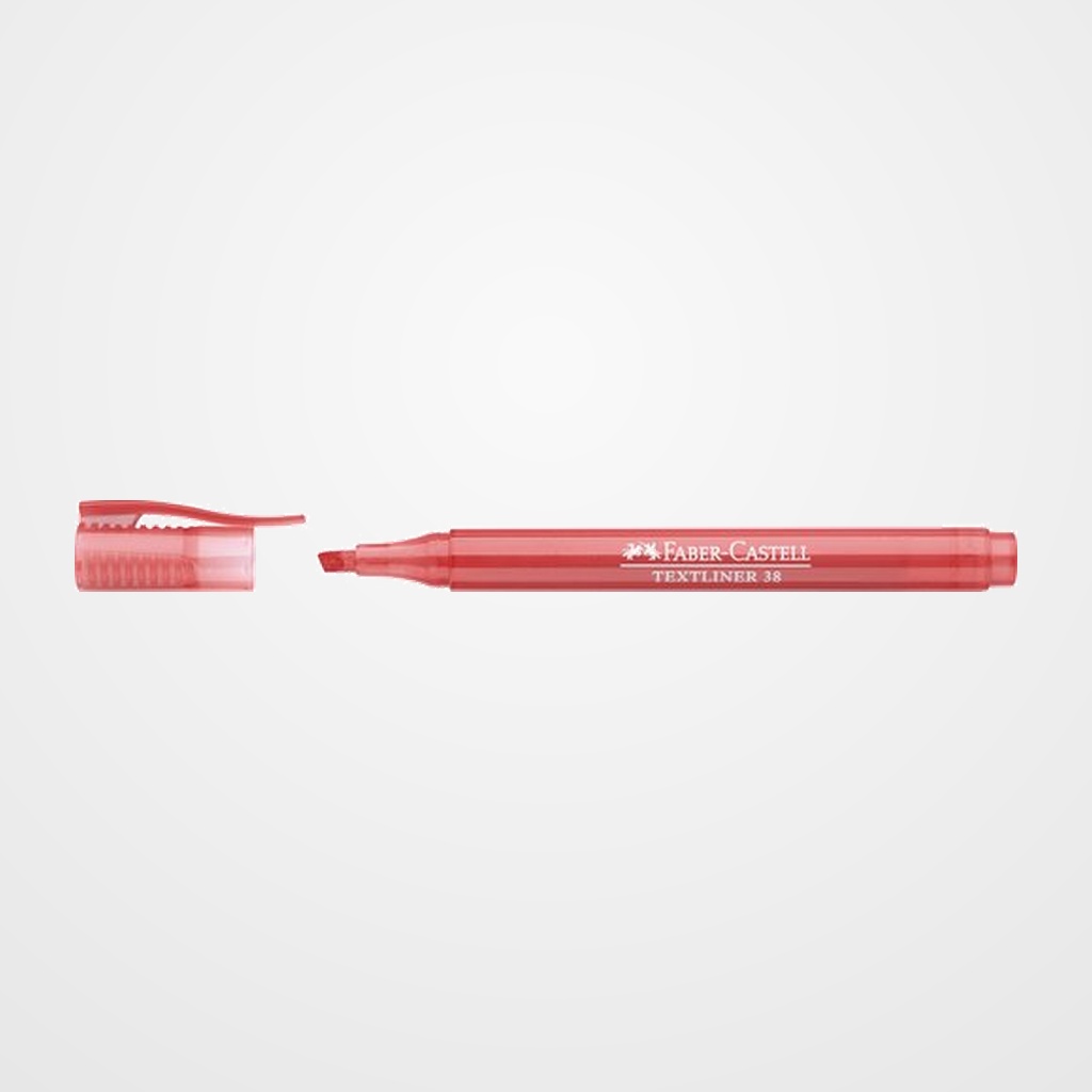 MARCADOR FLUOR FABER-CASTELL TEXTLINER 38 ROJO