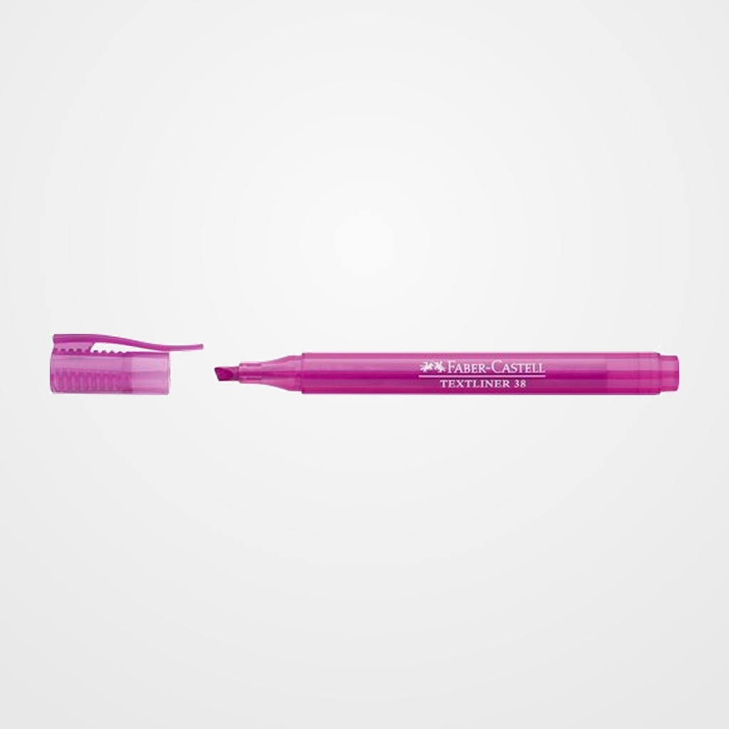 MARCADOR FLUOR FABER-CASTELL TEXTLINER 38 ROSA