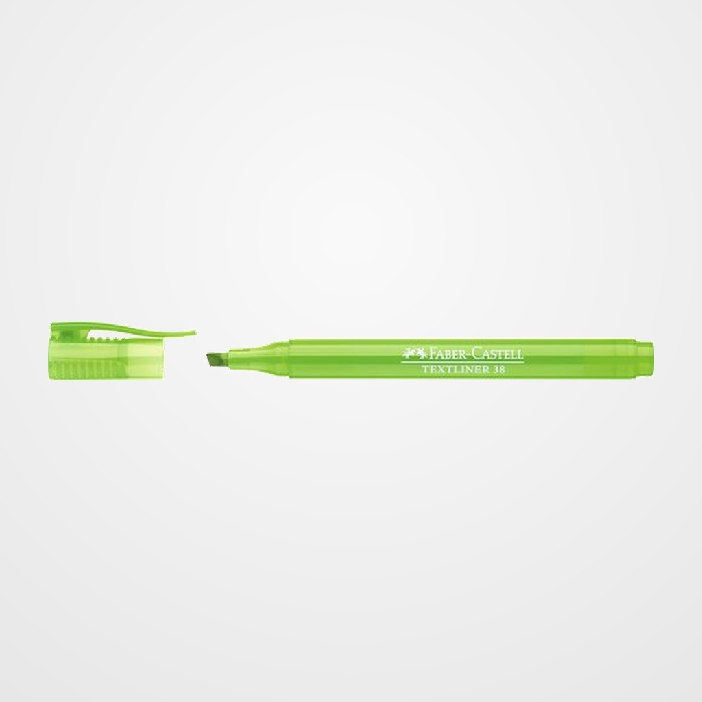 MARCADOR FLUOR FABER-CASTELL TEXTLINER 38 VERDE