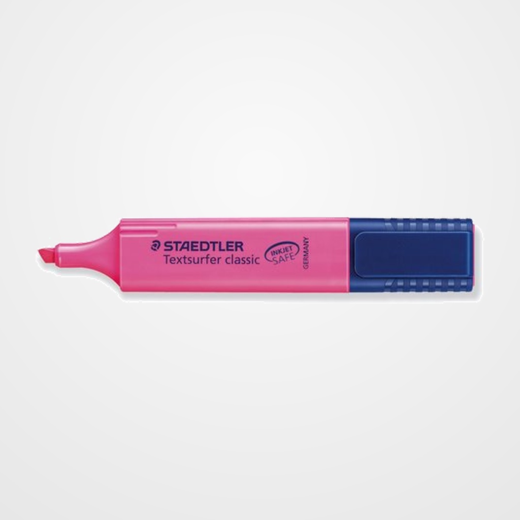 MARCADOR FLUOR STAEDTLER 364 TEXTSURFER CLASSIC  ROSA