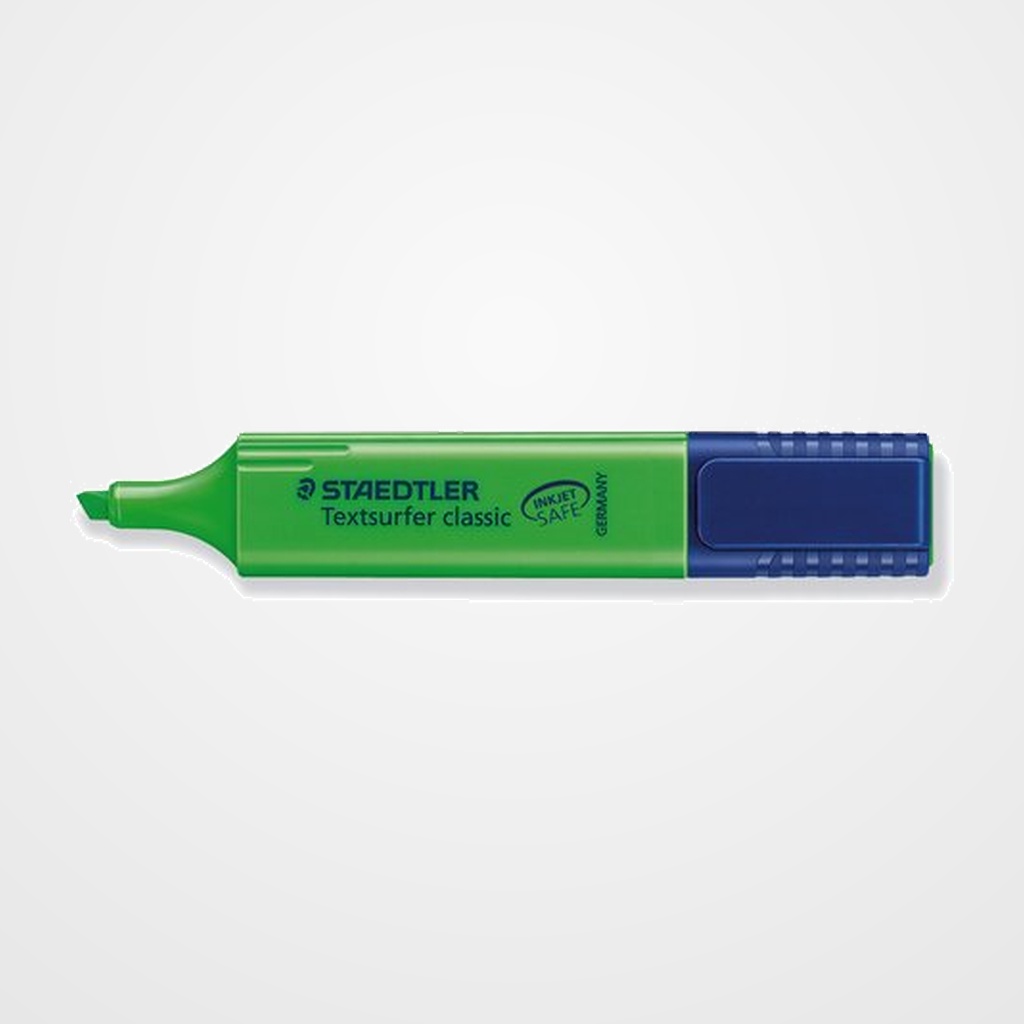 MARCADOR FLUOR STAEDTLER 364 TEXTSURFER CLASSIC  VERDE
