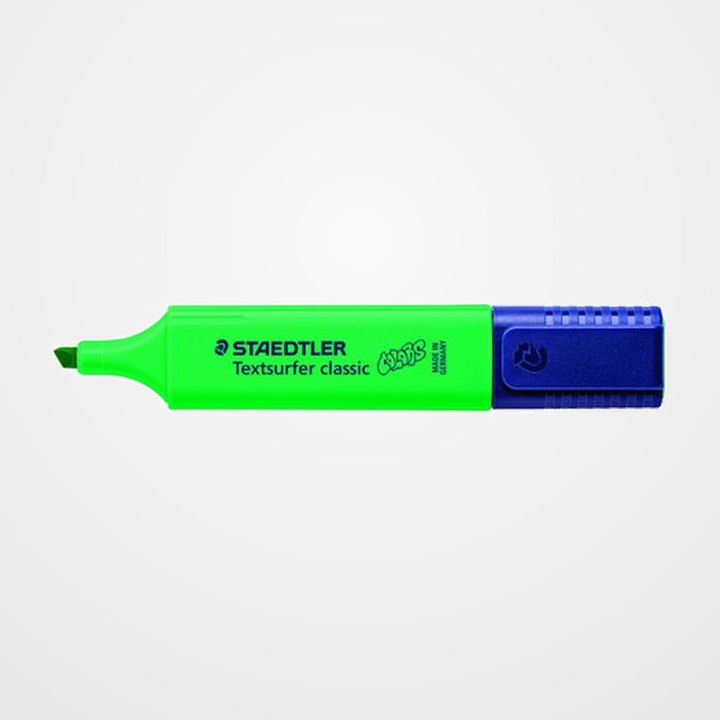 MARCADOR FLUOR STAEDTLER 364 TEXTSURFER CLASSIC VERDE INTENSO