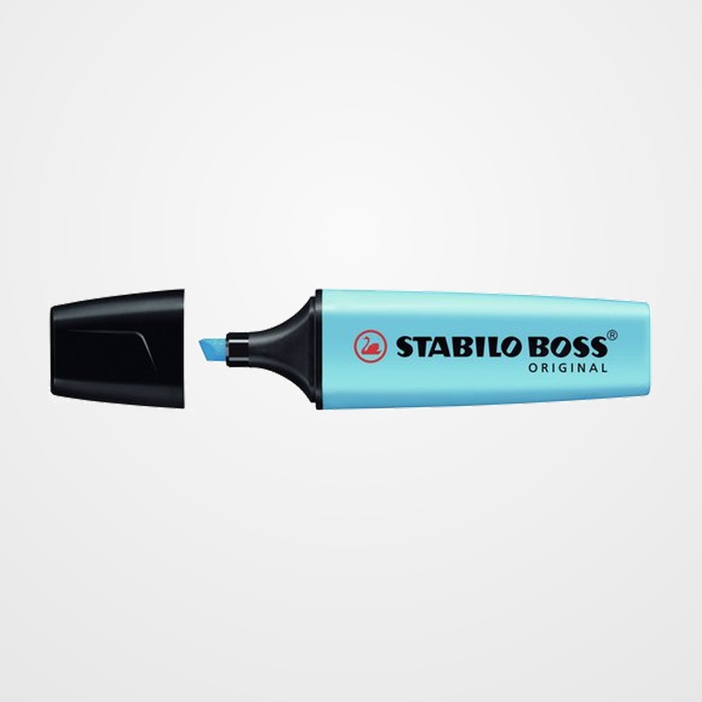 MARCADOR FLUOR STABILO BOSS 70  AZUL