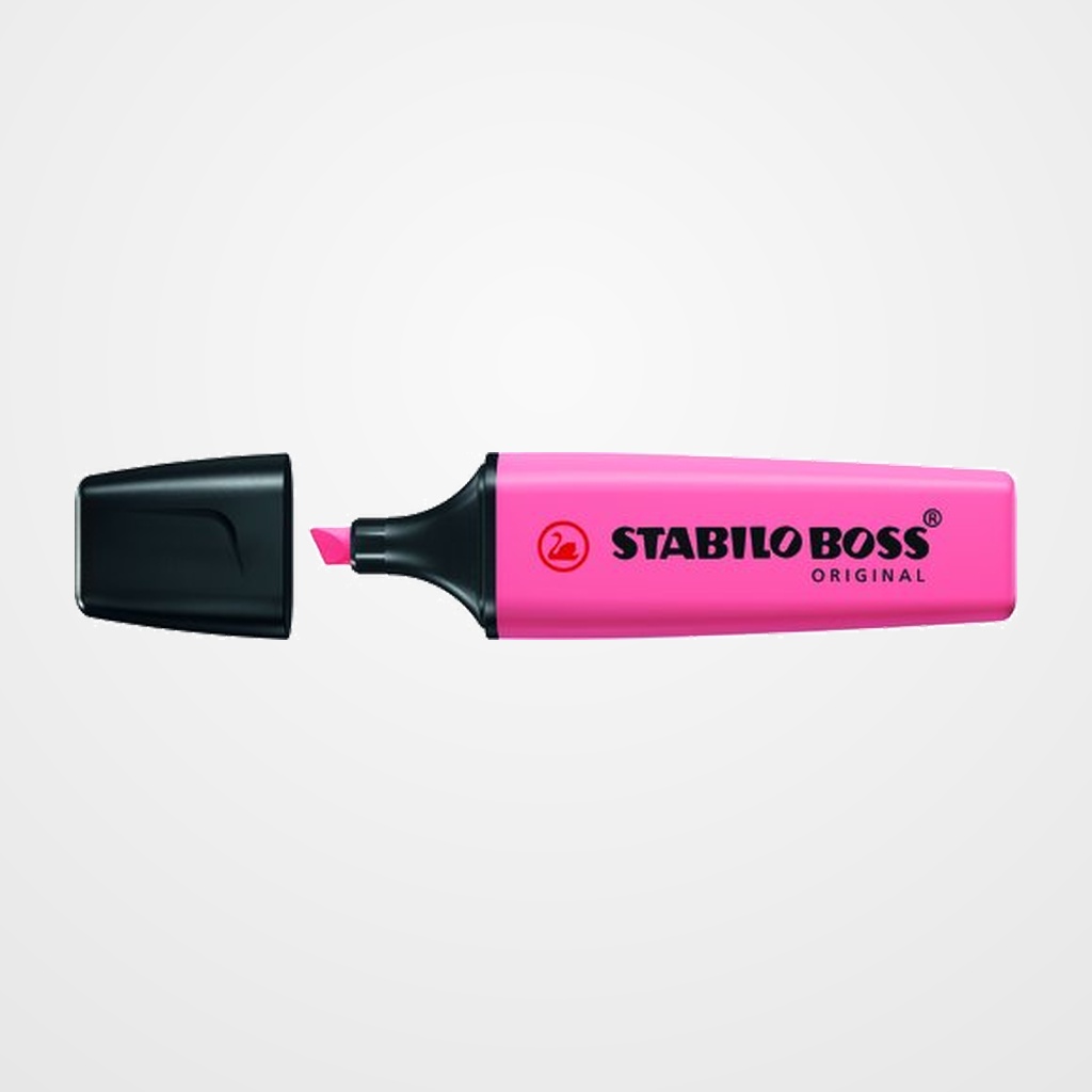 MARCADOR FLUOR STABILO BOSS 70  PASTEL  ROSA CEREZO EN FLOR