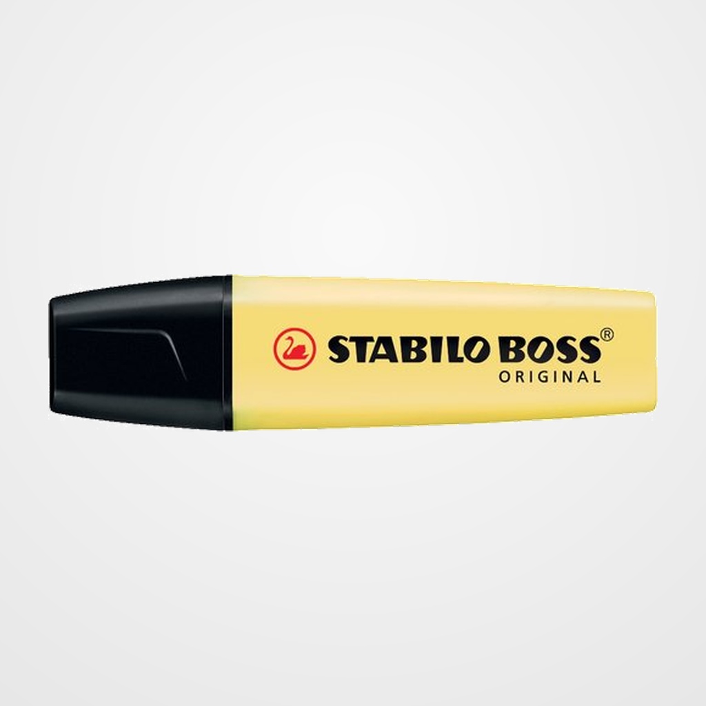MARCADOR FLUOR STABILO BOSS 70  PASTEL AMARILLO