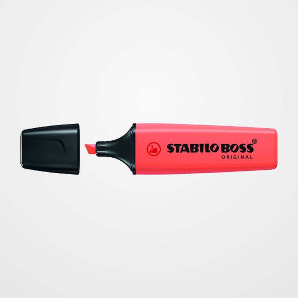 MARCADOR FLUOR STABILO BOSS 70  PASTEL CORAL MELOSO