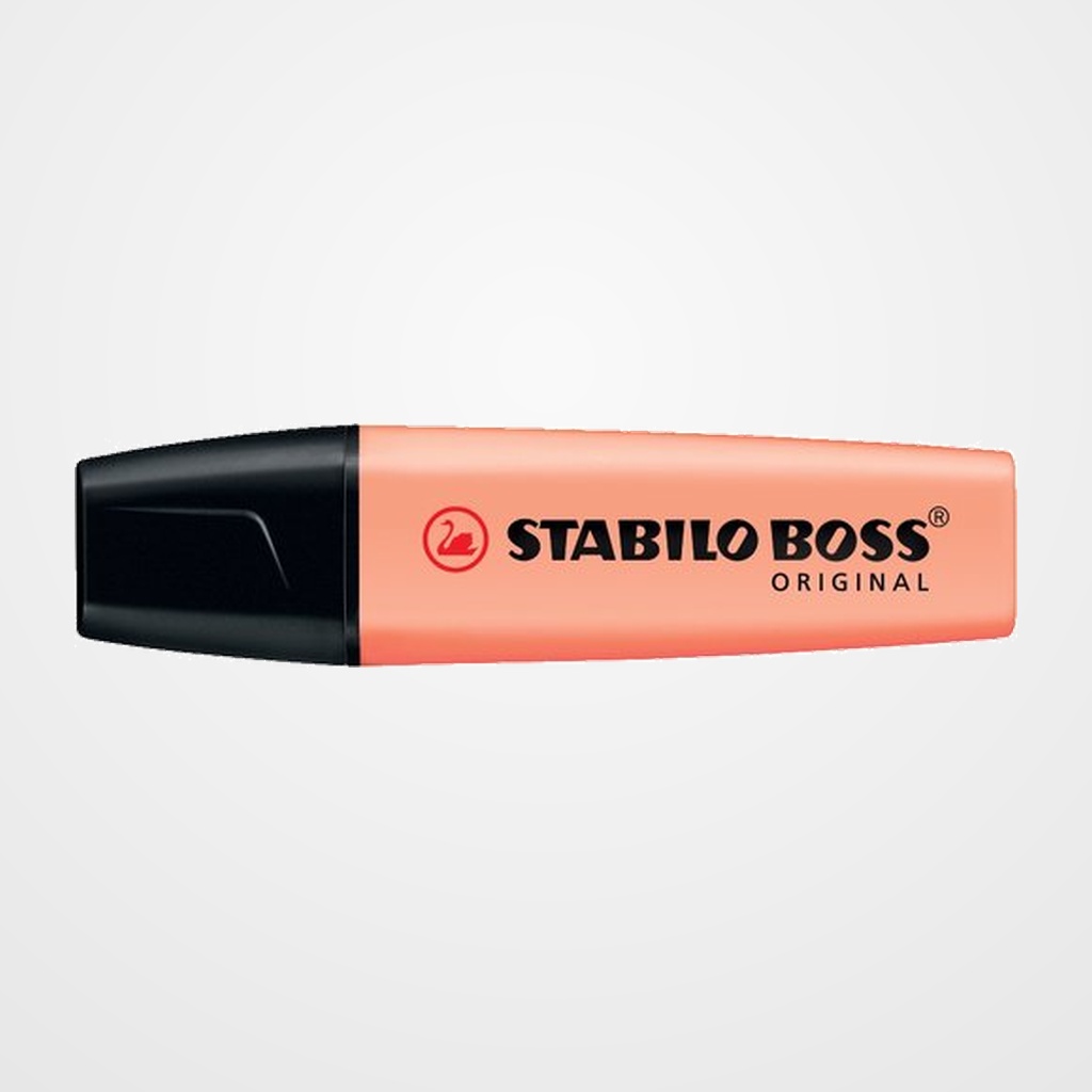 MARCADOR FLUOR STABILO BOSS 70  PASTEL MELOCOTON SEDOSO