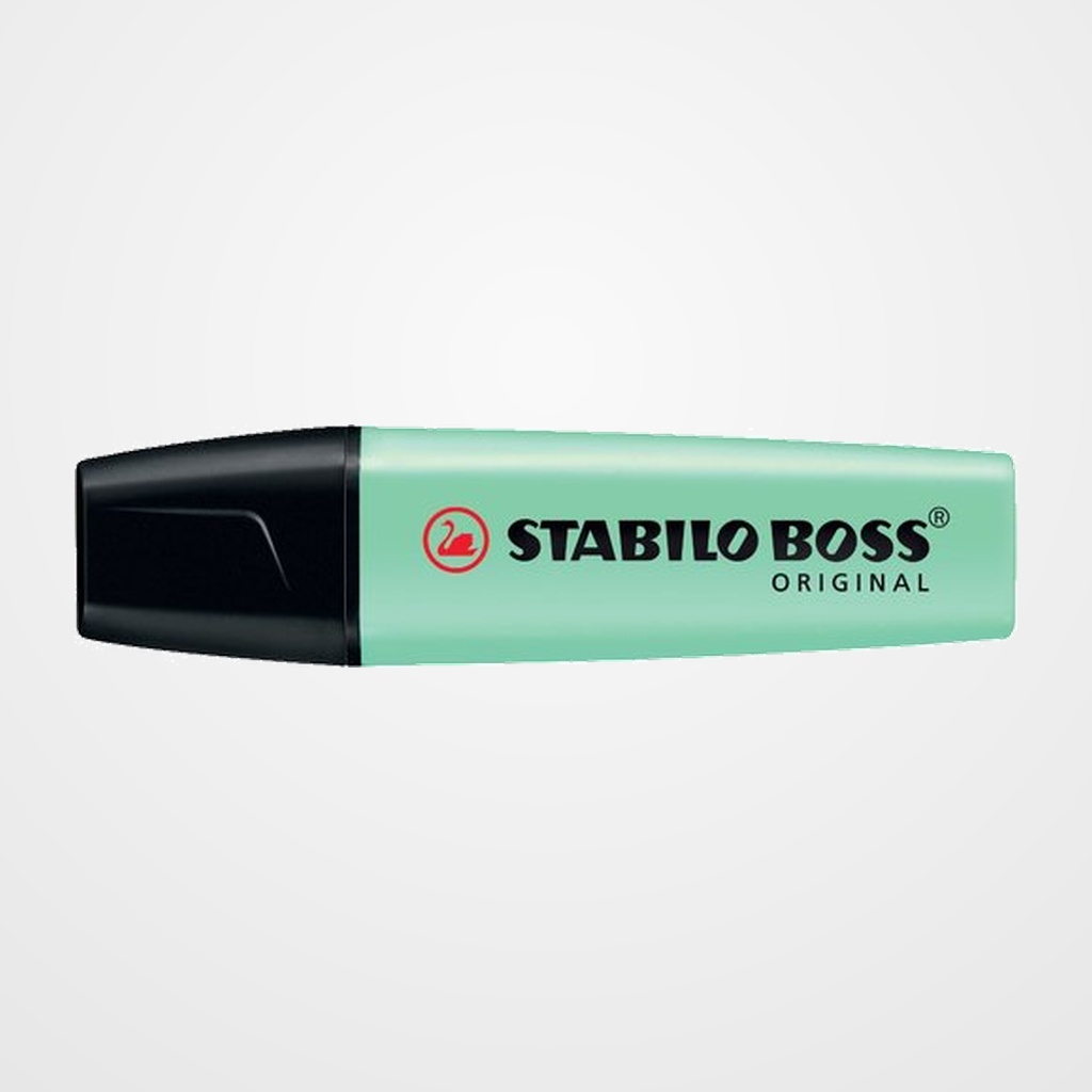 MARCADOR FLUOR STABILO BOSS 70  PASTEL PIZCA DE MENTA